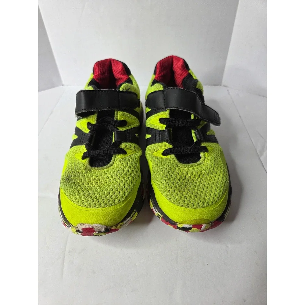 Fila Kids Neon Yellow Black Red‎ Athletic Sneakers 3RM01704-704 Size 2